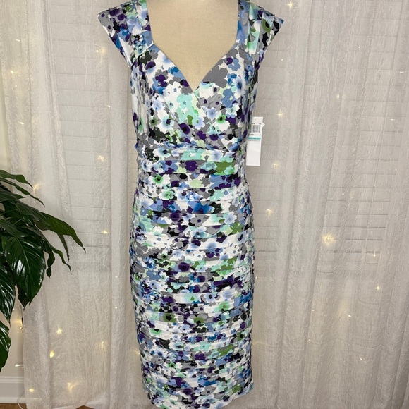 London Times Dresses & Skirts - London Times Multicolor Floral Midi Dress